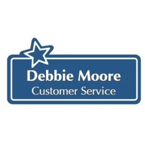 Custom Shape Name Tag, Name Badges