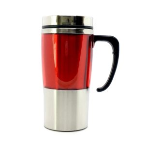 Insulated Stainless Steel 304 Travel Coffee Flask with Cover for Home and Office