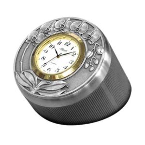 Table Clock / Pin Box - Orchid Design