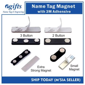 Name Tag Magnet ONLY, Magnet with 3M Adhensive