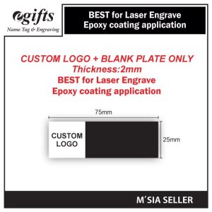 Custom Logo Name Tag Plate 2.0mm
